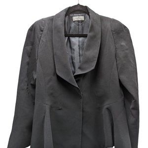 Thierry Mugler Parfums Fit And Flare Black Jacket Women Size 46